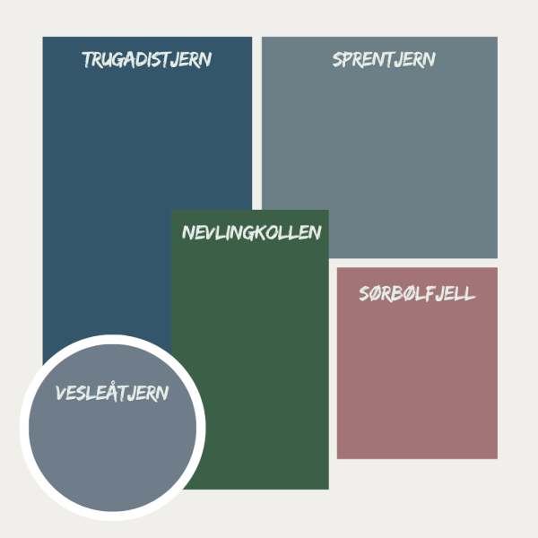 Fargepalett Turufjell